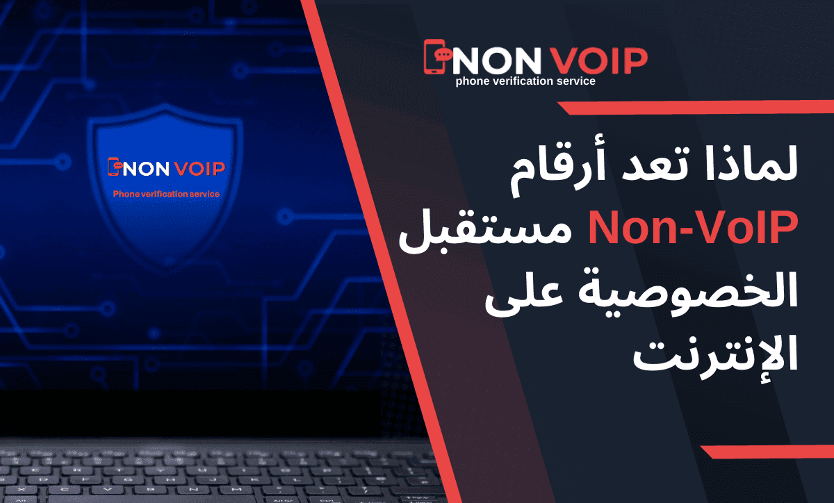 لماذا تعد أرقام Non-VoIP مستقبل الخصوصية على الإنترنت