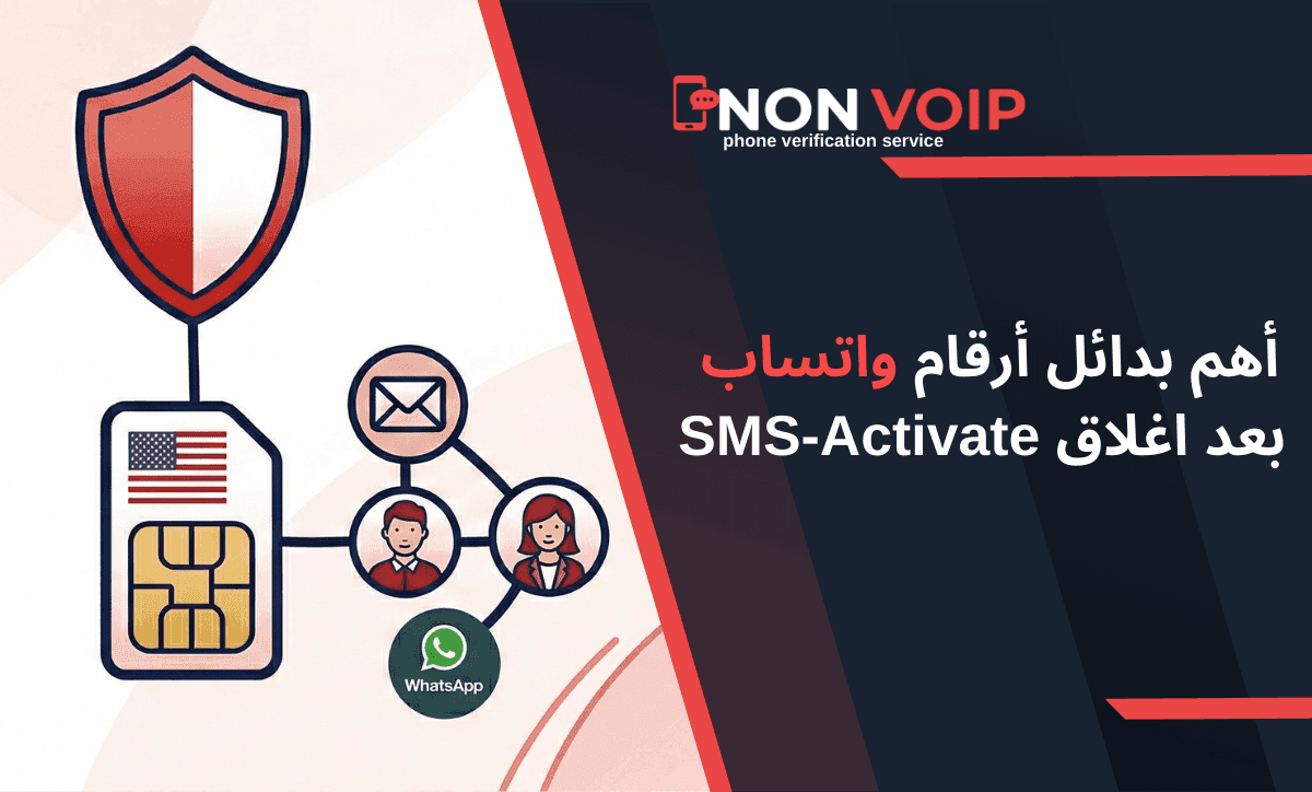 أهم بدائل أرقام واتساب بعد اغلاق SMS-Activate في 2026