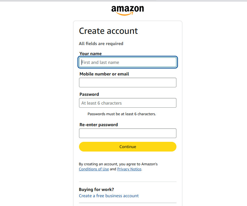 How to Create an Amazon Account Without Phone Number Using Non-Voip