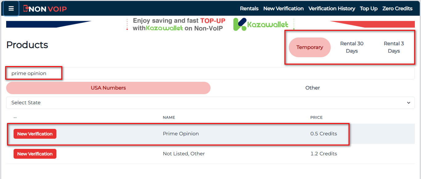 Steps to Create Prime Opinion Account Without Phone Number with Non-Voip: