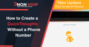 Steps to Create QuickThoughts Account Without Phone Number