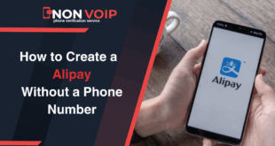 How to create Alipay account without phone number using Non-Voip