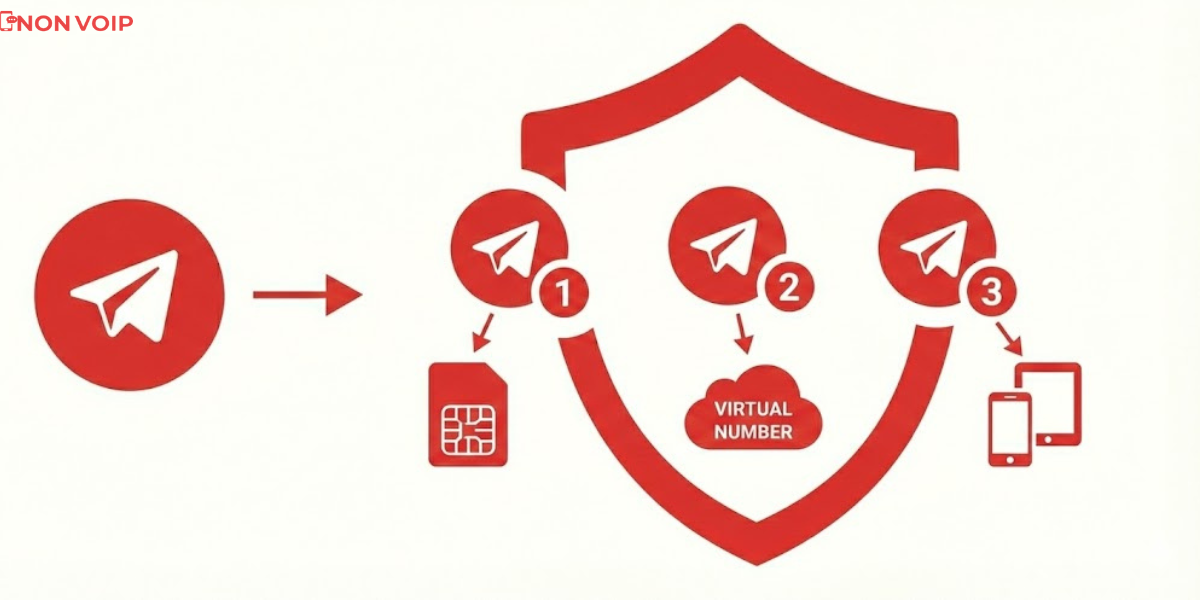 كيف تنشئ حسابات تيليجرام متعددة بأمان؟