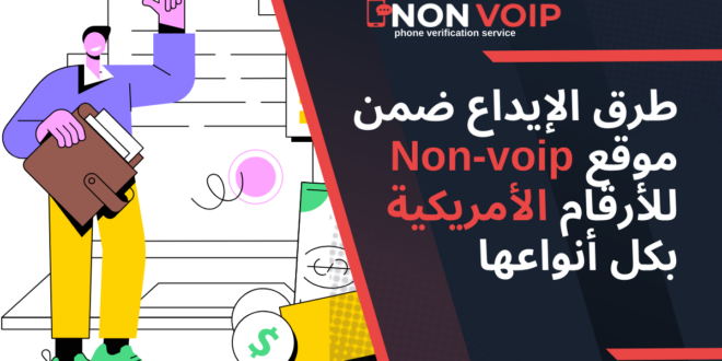 طرق الإيداع ضمن موقع Non-voip للأرقام الأمريكية بكل أنواعها