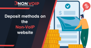 Deposit methods on the Non-VoIP website for all types of US numbers