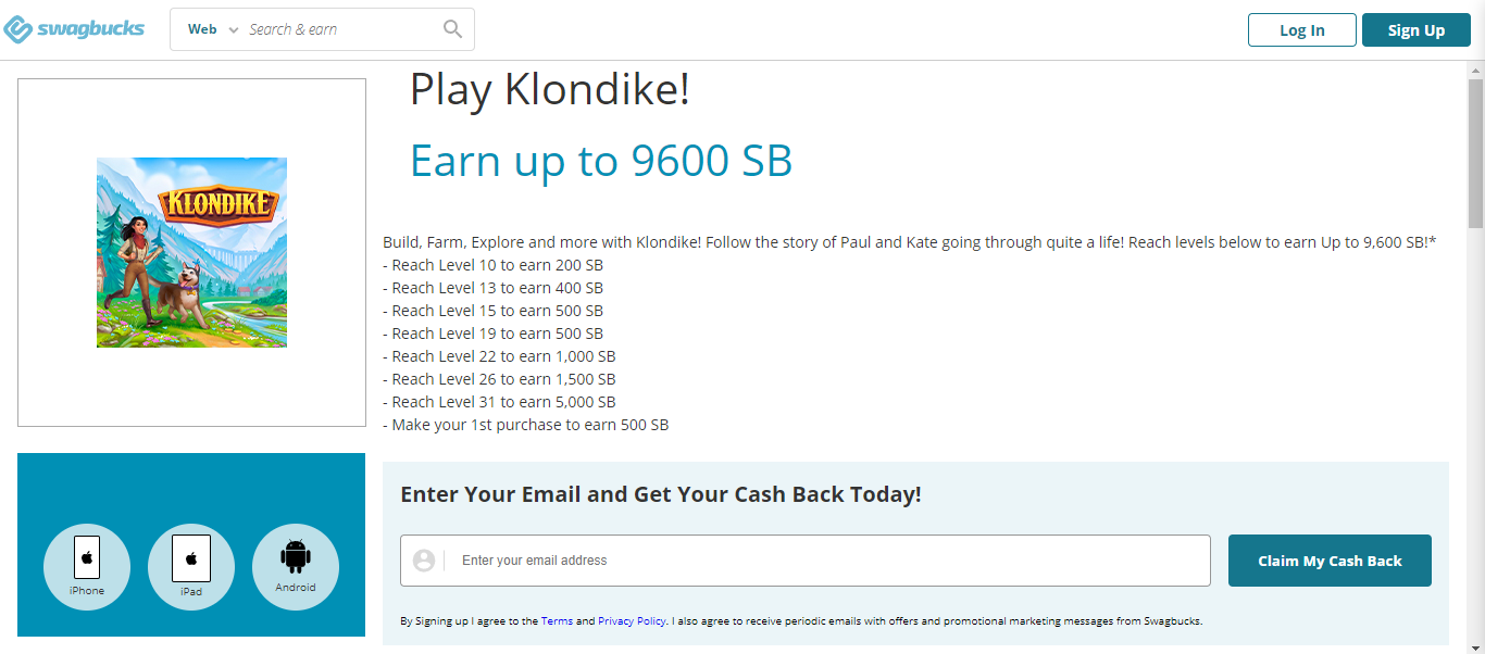 How to make money from Klondike Adventures