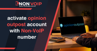 how to activate opinion outpost account with Non-VoIP number