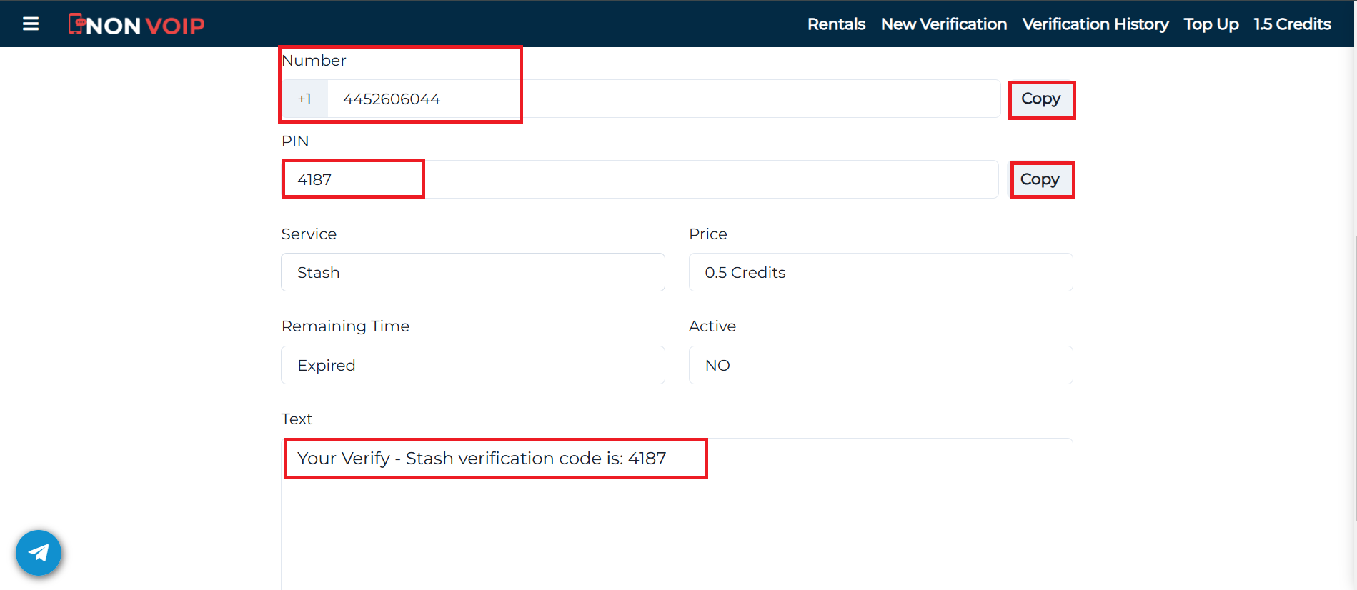 Step-by-Step Guide: Get US number to activate Stash from Non-VoIP